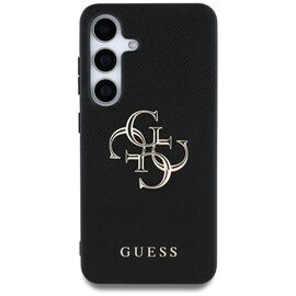 Guess Grained Big 4G Logo Small Classic Logo case for Samsung Galaxy S25 Plus black | Techbox