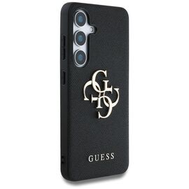 Guess Grained Big 4G Logo Small Classic Logo case for Samsung Galaxy S25 Plus black | Techbox