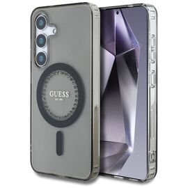 Guess Rhinestones Printed Classic Logo MagSafe Samsung Galaxy S25 case black - Samsung Cases - Cases - Techbox