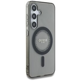 Guess Rhinestones Printed Classic Logo MagSafe Samsung Galaxy S25 case black - Samsung Cases - Cases - Techbox