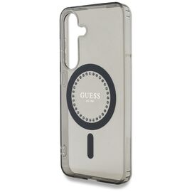 Guess Rhinestones Printed Classic Logo MagSafe Samsung Galaxy S25 case black - Samsung Cases - Cases - Techbox