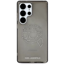 Case Karl Lagerfeld Rhinestones Karl Head Logo Samsung Galaxy S25 Ultra black - Samsung Cases - Cases - Techbox