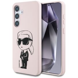 Case Karl Lagerfeld Silicone Graffiti Ikonik Printed Logo MagSafe Samsung Galaxy S25 pink - Uncategorized Cases (2) - Cases - Techbox