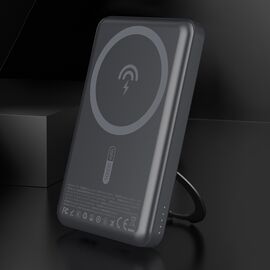Dudao K28S 20W PD 5000mAh Powerbank with MagSafe and Stand - Gray | Techbox