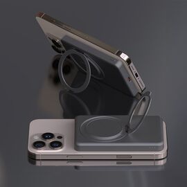 Dudao K28S 20W PD 5000mAh Powerbank with MagSafe and Stand - Gray | Techbox
