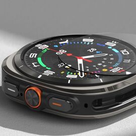 Ringke Slim &amp; Tempered Glass Case + Glass Set for Samsung Galaxy Watch Ultra 47mm - Black | Techbox