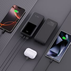Powerbank Tech-Protect PB02 20000mAh 22.5W - black - Powerbanks - Smartphone Chargers - Techbox