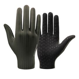 Rockbros Breathable Full Finger Cycling Gloves, Size: XL - Green | Techbox