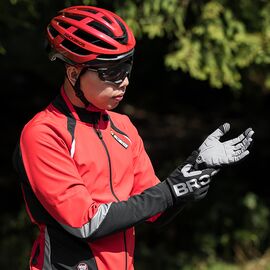 Rockbros cycling gloves, insulated, long, size: XXL - black and gray | Techbox