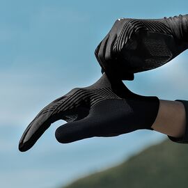 Rockbros cycling gloves spring/summer/autumn, full, size: XXL - black | Techbox