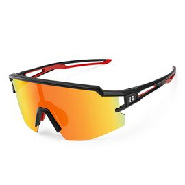 Rockbros Kids Cycling Glasses, Polarized, UV Protection, Black - Bicycle - Sports & Fitness - Techbox