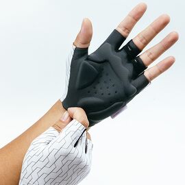 Rockbros MTB cycling gloves size: L - white and black | Techbox