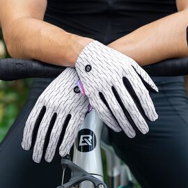 Rockbros MTB cycling gloves size: L - white and black | Techbox