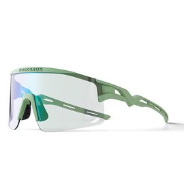 Rockbros Photochromic Cycling Glasses with UV Protection and Corrective Insert - Green | Techbox