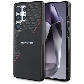 AMG Double Layer Rhombs MagSafe Case for Samsung Galaxy S25 Ultra - Black/Red | Techbox