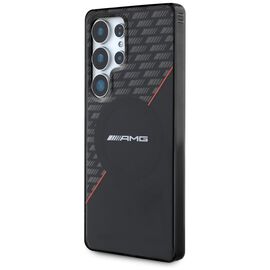 AMG Double Layer Rhombs MagSafe Case for Samsung Galaxy S25 Ultra - Black/Red | Techbox