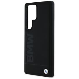 BMW Leather Big Wordmark Case for Samsung Galaxy S25 Ultra - Black | Techbox