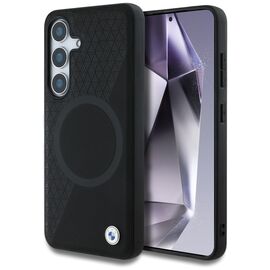 BMW Leather Half Textured MagSafe Case for Samsung Galaxy S25 - Black | Techbox