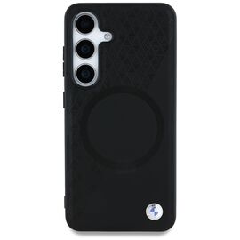 BMW Leather Half Textured MagSafe Case for Samsung Galaxy S25 - Black | Techbox