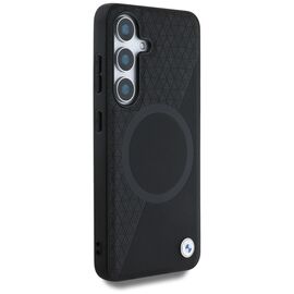 BMW Leather Half Textured MagSafe Case for Samsung Galaxy S25 - Black | Techbox