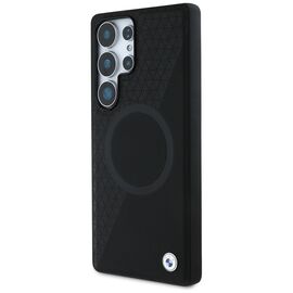 BMW Leather Half Textured MagSafe Case for Samsung Galaxy S25 Ultra - Black | Techbox