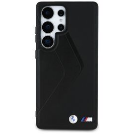 BMW Leather Oversized Stripes MagSafe case for Samsung Galaxy S25 Ultra - black | Techbox