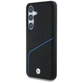 BMW Leather Textured and Smooth MagSafe Case for Samsung Galaxy S25 - Black | Techbox