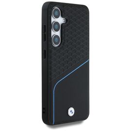 BMW Leather Textured and Smooth MagSafe Case for Samsung Galaxy S25 - Black | Techbox