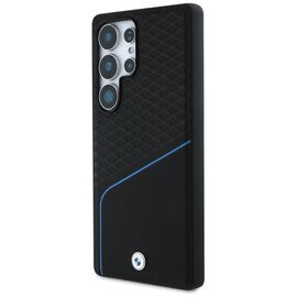 BMW Leather Textured and Smooth MagSafe case for Samsung Galaxy S25 Ultra - black | Techbox