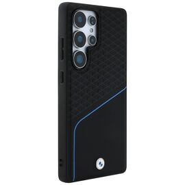 BMW Leather Textured and Smooth MagSafe case for Samsung Galaxy S25 Ultra - black | Techbox