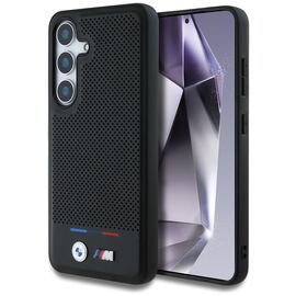 BMW Leather Tricolor Stripe MagSafe Case for Samsung Galaxy S25 - Black | Techbox