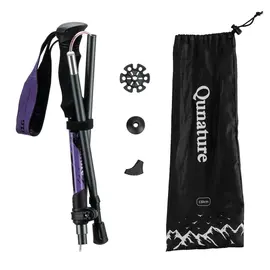 Qunature Nordic Walking Trekking Pole Aluminum 110 - 130 cm 1 pc. - Purple | Techbox