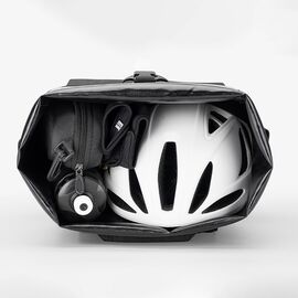 Rockbros Bike Bag with Backpack Function, Waterproof, with Helmet Attachment 18l - Black | Techbox