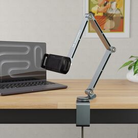 Wozinsky WTY0YS1 magnetic holder, 360° rotating, solid, for phone and tablet - gray | Techbox