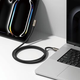 Ringke 3.2 gen. 2x2 USB-C, PD 3.1 240W 2m angled cable - black