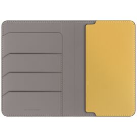 Uniq Belmont RFID Blocking Passport Case - Grey/Yellow | Techbox