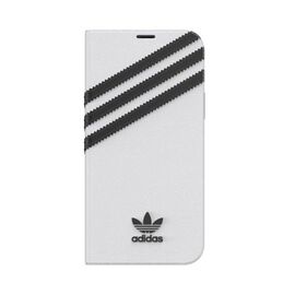 Adidas OR Booklet Case PU for iPhone 12 / 12 Pro 6.1" - white and black - Uncategorized Cases (2) - Cases - Techbox