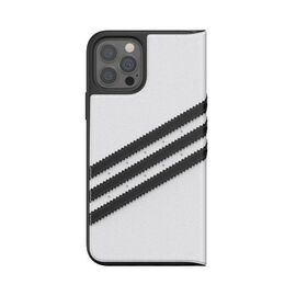 Adidas OR Booklet Case PU for iPhone 12 / 12 Pro 6.1" - white and black - Uncategorized Cases (2) - Cases - Techbox