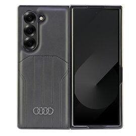 Audi Synthetic Leather MagSafe Case for Samsung Galaxy Z Fold 6 - Black | Techbox