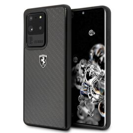 Ferrari Carbon Heritage Case for Samsung Galaxy S20 Ultra - Black | Techbox