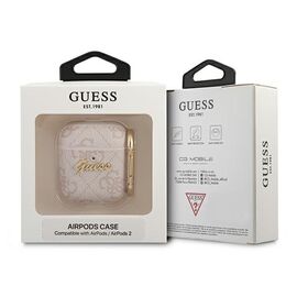 Guess 4G Script Metal Collection Case for AirPods 1 / 2 - Pink | Techbox