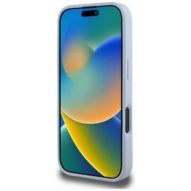 Guess Grained Big 4G Logo Small Classic Logo case for iPhone 16 Pro Max - blue - Apple Cases - Cases - Techbox