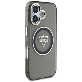 Guess IML Metal Mountain Logo MagSafe case for iPhone 16 - black - Apple Cases - Cases - Techbox