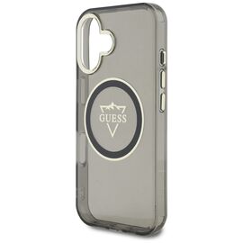 Guess IML Metal Mountain Logo MagSafe case for iPhone 16 - black - Apple Cases - Cases - Techbox