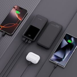 Powerbank Tech-Protect PB01 10000mAh 22.5W - black - Powerbanks - Smartphone Chargers - Techbox