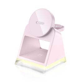 Tech-Protect QI15W-A43 3in1 MagSafe Inductive Charger - Pink