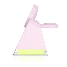 Tech-Protect QI15W-A43 3in1 MagSafe Inductive Charger - Pink