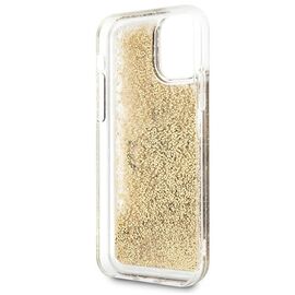 Guess 4G Big Liquid Glitter case for iPhone 11 6.1" / Xr - gold | Techbox