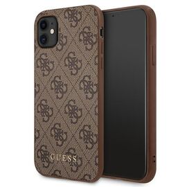 Guess 4G Metal Gold Logo Case for iPhone 11 / Xr 6.1" - Brown - Uncategorized Cases (2) - Cases - Techbox