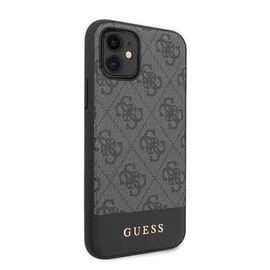 Guess 4G Stripe Collection case for iPhone 11 6.1" / Xr - gray - Uncategorized Cases (2) - Cases - Techbox